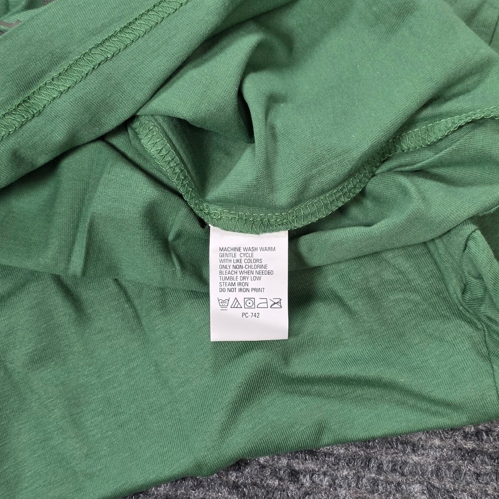 Timberland Short Sleeve T-Shirt Men's Size M Green NH Base Camp 100% Cotton NEW - Picture 4 of 8